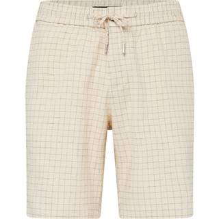 Miguel seersucker shorts - Ecru/Black Check