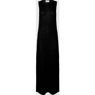 Selected Femme - Sort - Slfmoon Sus Sl Knit Dress - Small