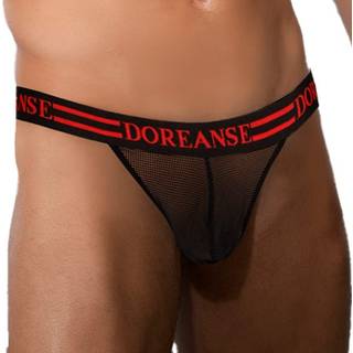 Doreanse Men Sexy Jockstrap Thong - Black - Small