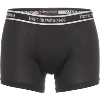 Armani Cotton Knit Boxer 3-pak - Black - Large * Kampagne *