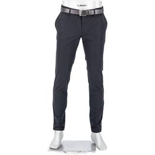 Alberto Herren Hose schwarz meliert Slim Fit