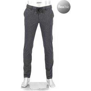 Alberto Herren Hosen grau Slim Fit