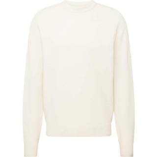 Langærmet Striktrøje, Stoney Beige, M