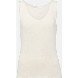 The Row Favana silk tank top - white - L