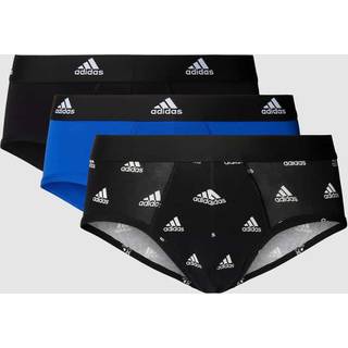 adidas 3-pak Active Flex Cotton Brief CL1 - Black/Blue - Small * Kampagne *