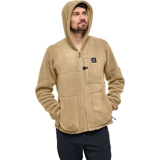 Haglöfs malung pile hood fleecetrøje herre, sand