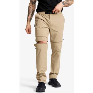 Elevate Hiking Zip-off Pants Herre Khaki, Størrelse:XS - Zip-off-bukser