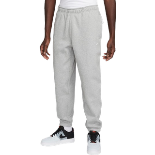 Nike Solo Swoosh-fleecebukser til mænd - grå - L