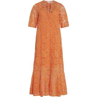 VILA dame kjole VINALINA - Sun Orange - 38