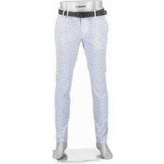 Alberto Golf Herren Golfhose grau gemustert Slim Fit