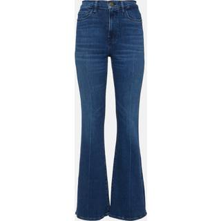 Frame Le Easy Flare high-rise flared jeans - blue - 24