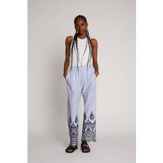 MUNTHE OCHANGE - INDIGO Pants Blå