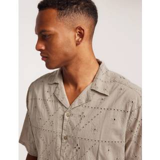 ONLY & SONS Aron Relax SS Chiffly Resort Shirt Chinchilla
