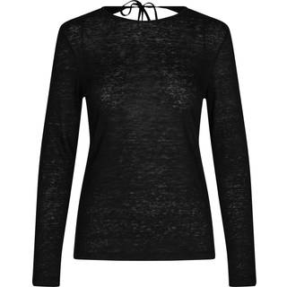 Sami L/S Tshirt 15202 W Black (XS)