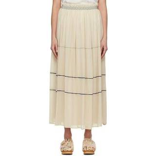 Maxi skirt - Beige - 42
