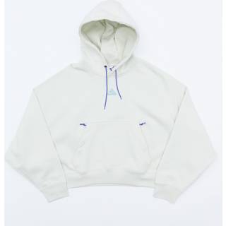 Sweatshirt Nike ACG Therma-FIT Women&#39;s &#34;Tuff Knit&#34; Fleece Hoodie Sea Glass/ Summit White L - Summit White - L