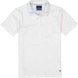 HACKETT Herren Polo-Shirt weiß Classic Fit - weiß