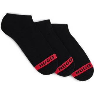 HUGO 3 Pack Low Cut Socks Black