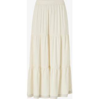 Pieces - Beige - Pcadelia Hw Ankle Skirt Bc - Large