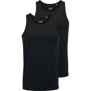 ONLY & SONS Theo Regular Bamboo 2 Pack Tank Top Black