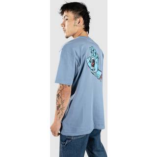 Santa Cruz Screaming Hand Chest T-shirt - S - ultramarine