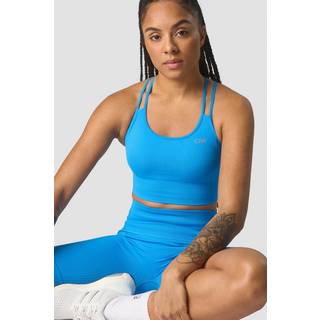 Ribbed Define Seamless Sports Bra, Azure Blue