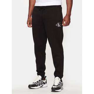 Fleece Monogram Joggers - Black - XXL