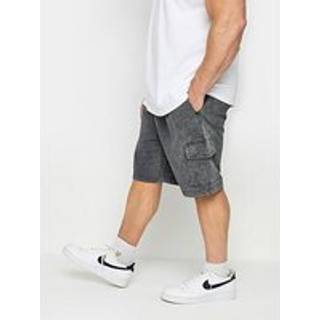 BadRhino Big & Tall BadRhino Big & Tall Grey Acid Wash Cargo Shorts