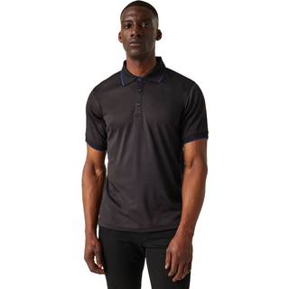Regatta RG264 Poloshirts Black / New Royal 3XL