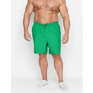 BadRhino Big & Tall BadRhino Big & Tall Green Plain Swim Shorts