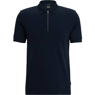 BOSS Black Herren Polo-Shirt blau