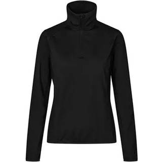 ID G11090 GEYSER stretch trainer 1/4 zip dame Sort 4XL