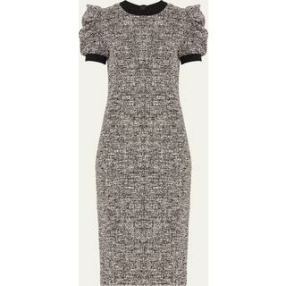 Max Mara Ieti cotton-blend midi dress - neutrals - L-XL