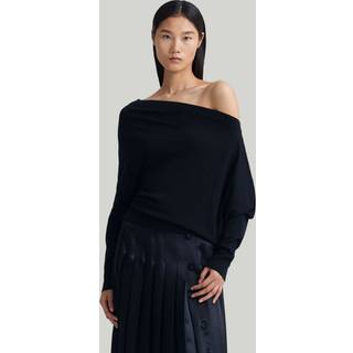 Altuzarra Grainge off-shoulder cashmere sweater - black - L