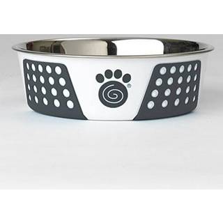 Petrageous 15002 Fiji Rustfrit st?l Uklarisk opvaskemaskine Safe Dog Bowl 6,5-cup kapacitet 8,5-tommer diameter 2,75-tommer h?j for store og ekst