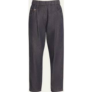 Brunello Cucinelli Mid-rise slim jeans - blue - XL