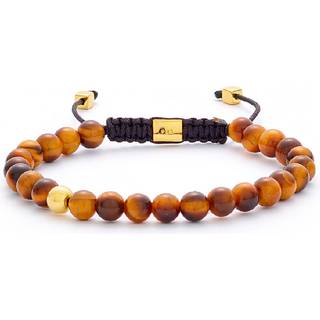 Alexander Lynggaard Color Up armbånd Tiger Eye Braided 6mm - Justerbar