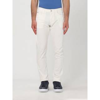 EMPORIO ARMANI Herren Hose weiß Slim Fit