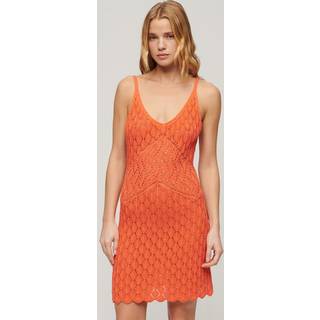 Superdry Superdry Pink Mini Crochet Cami Dress