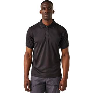 Regatta RG264 Poloshirts Black / Seal Grey M