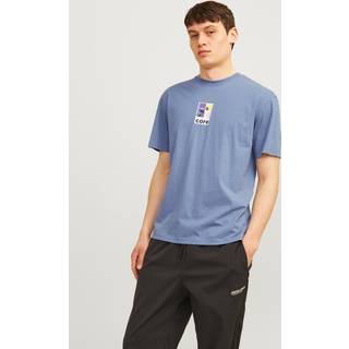 Printet O-hals T-shirt