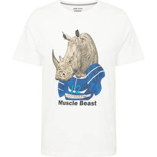 Blend Herre T-shirt - White Rhino - S