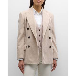 Brunello Cucinelli Double-breasted blazer - beige - L