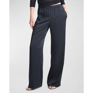 Vince Mid-rise wide-leg pants - blue - L