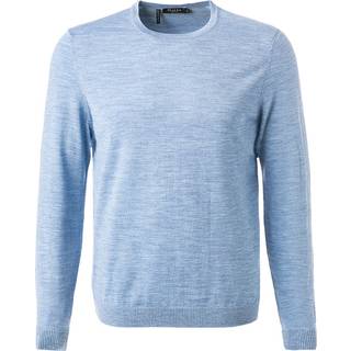 Maerz Herren Pullover blau unifarben