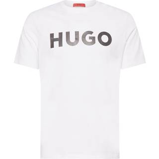 HUGO Dulivio Crew Neck Short Sleeve T Shirt White