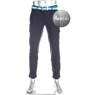 Alberto Bike Herren Hose blau Slim Fit