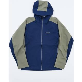 Bergans Men's Vaagaa Allround 3L Shell Jacket Navy Blue/Green Mud, XXL