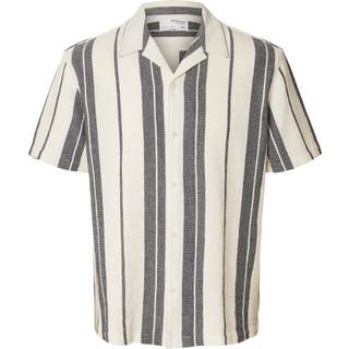 Selected Regular West Shirts SS Resort Bright White