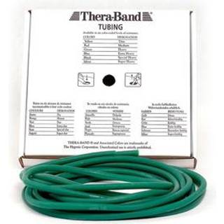 TheraBand Rund elastik 7,5m - grøn - Hårdhed 3